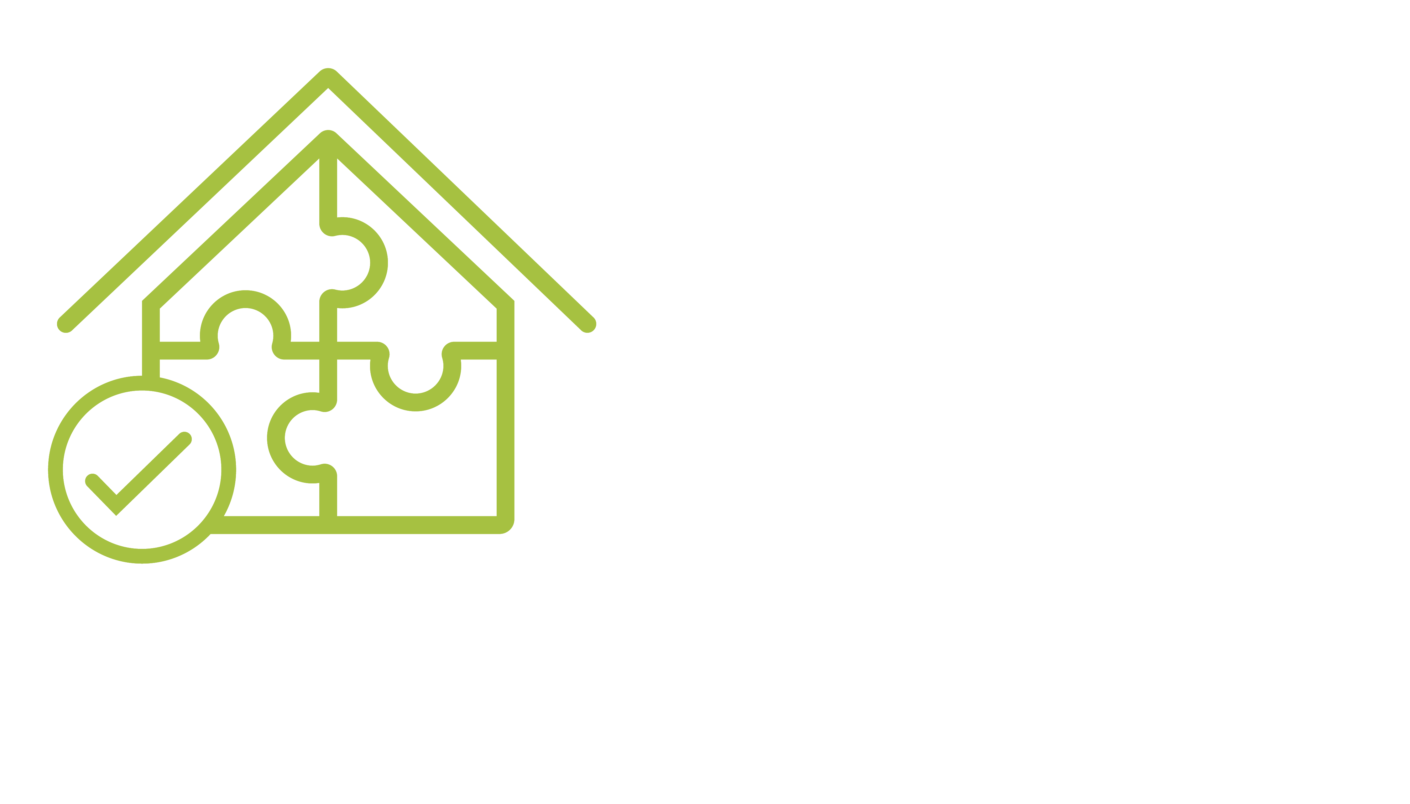 Affordable Housing icon with text