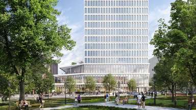 Rendering of Raleigh's future civic tower