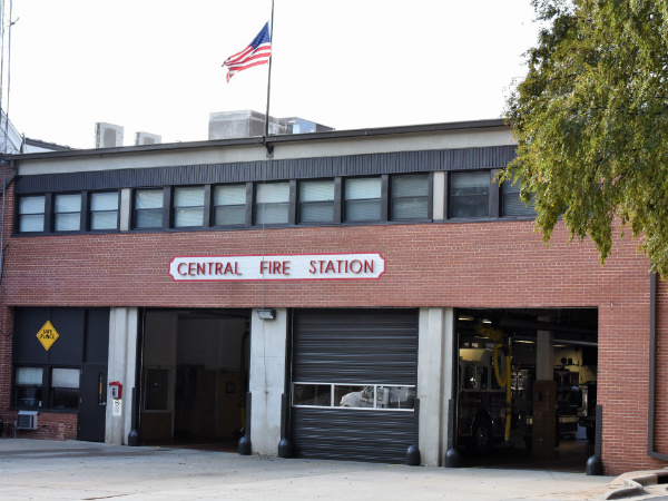 Exterior of Raleigh Central Fire Station