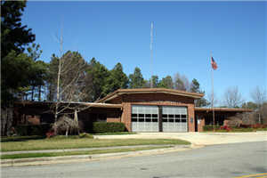 Exterior of Raleigh Fire Station 18