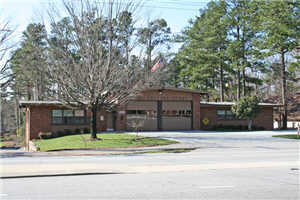 Exterior of Raleigh Fire Station 8