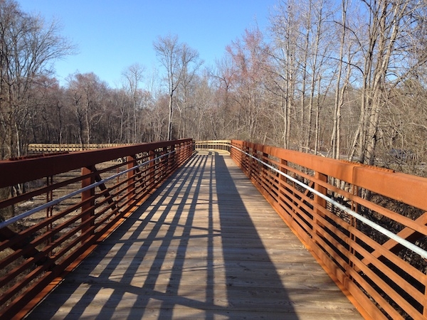 bridge across Walnut Creek