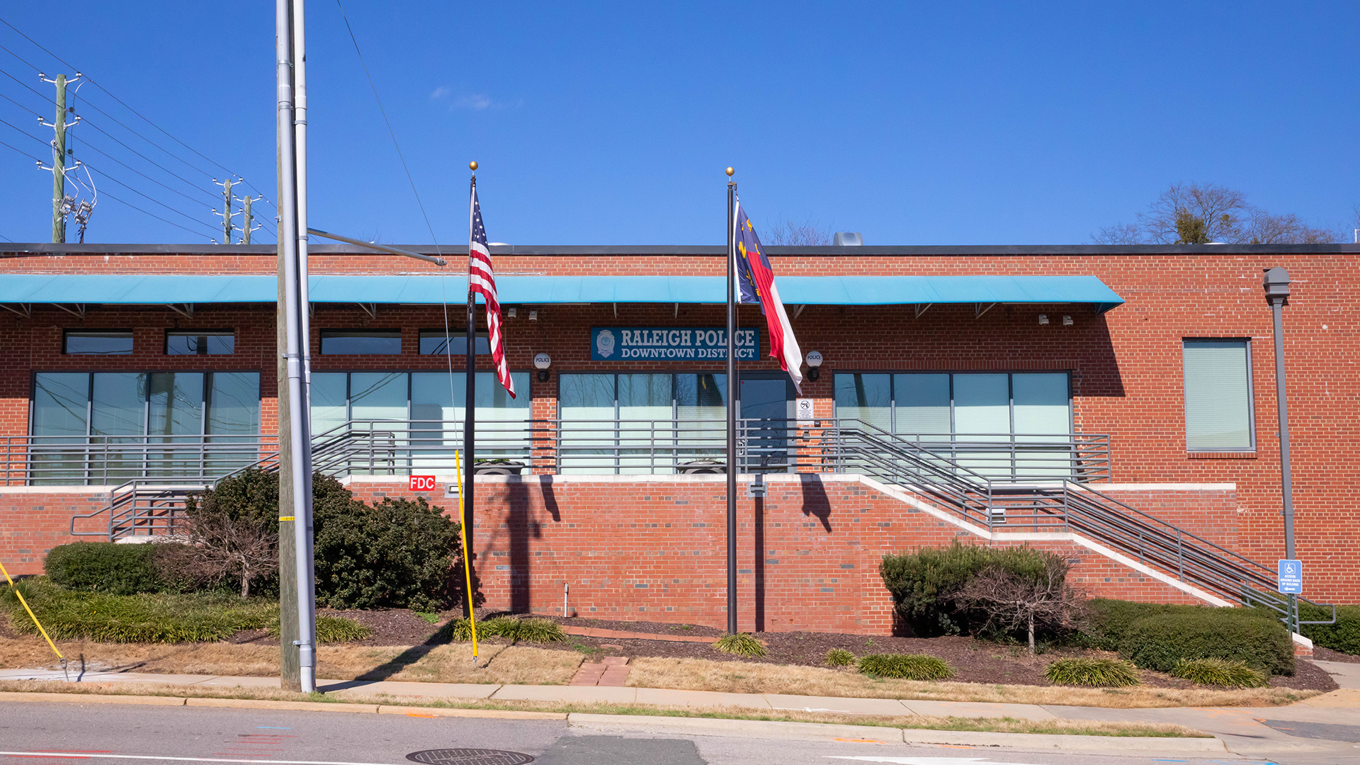 picture of the Raleigh police department downtown substation