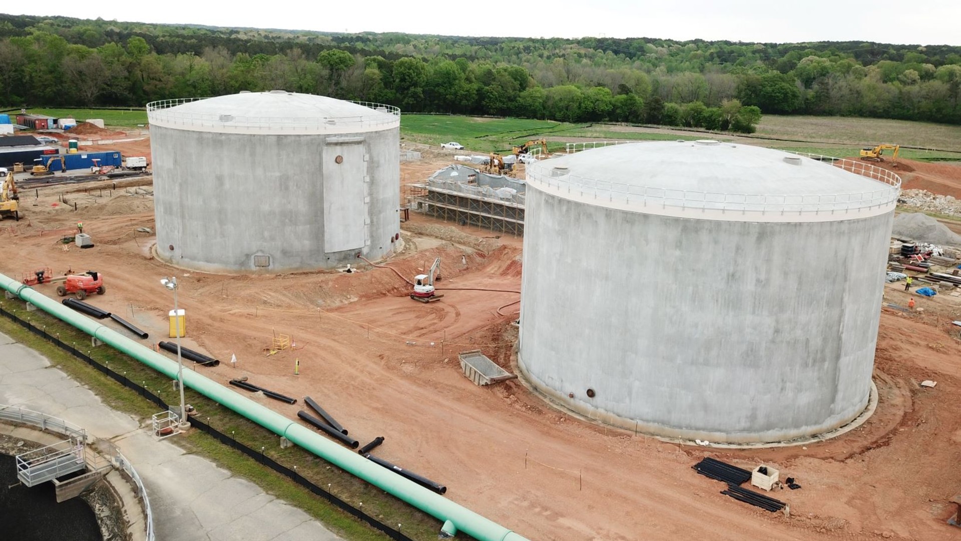 New Digester Building Construction