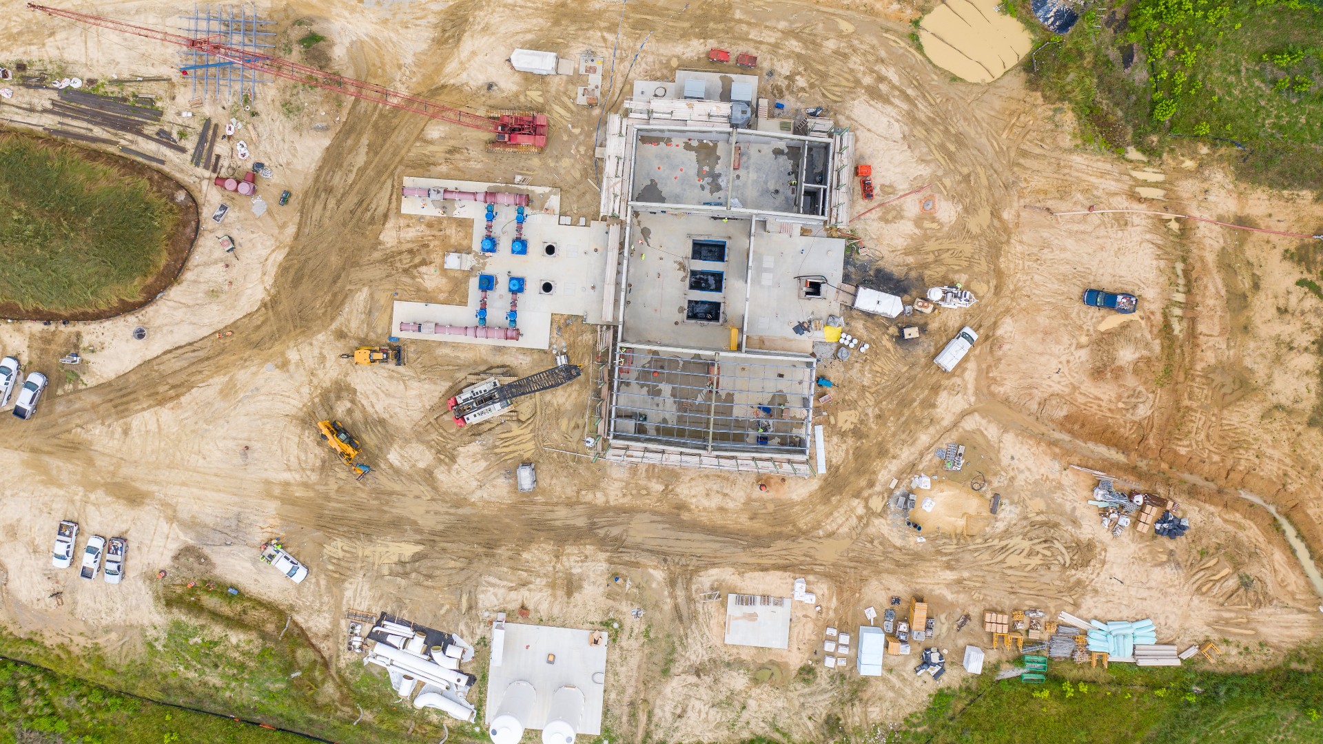 Project Site Drone View 