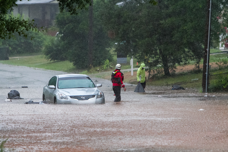 Flooding in Raleigh