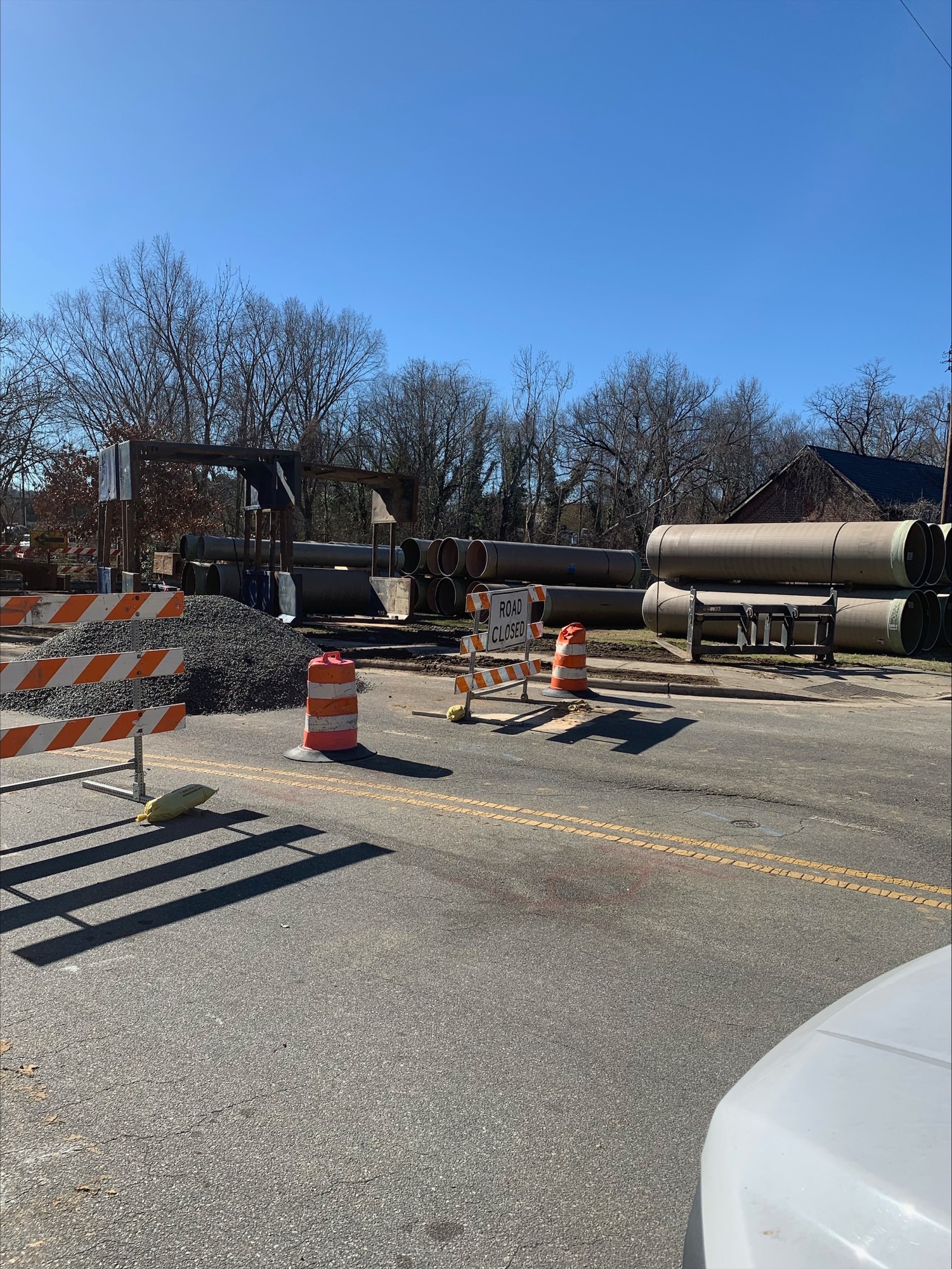 Rocky Branch Interceptor Pipes