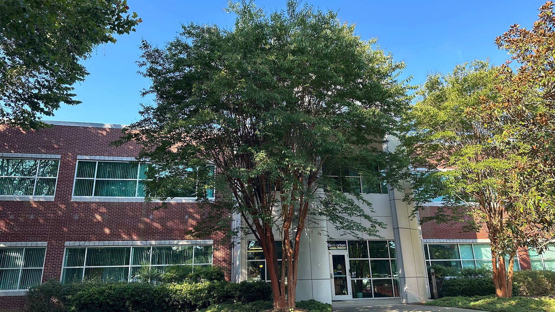 front view of the Raleigh Pathways Center building