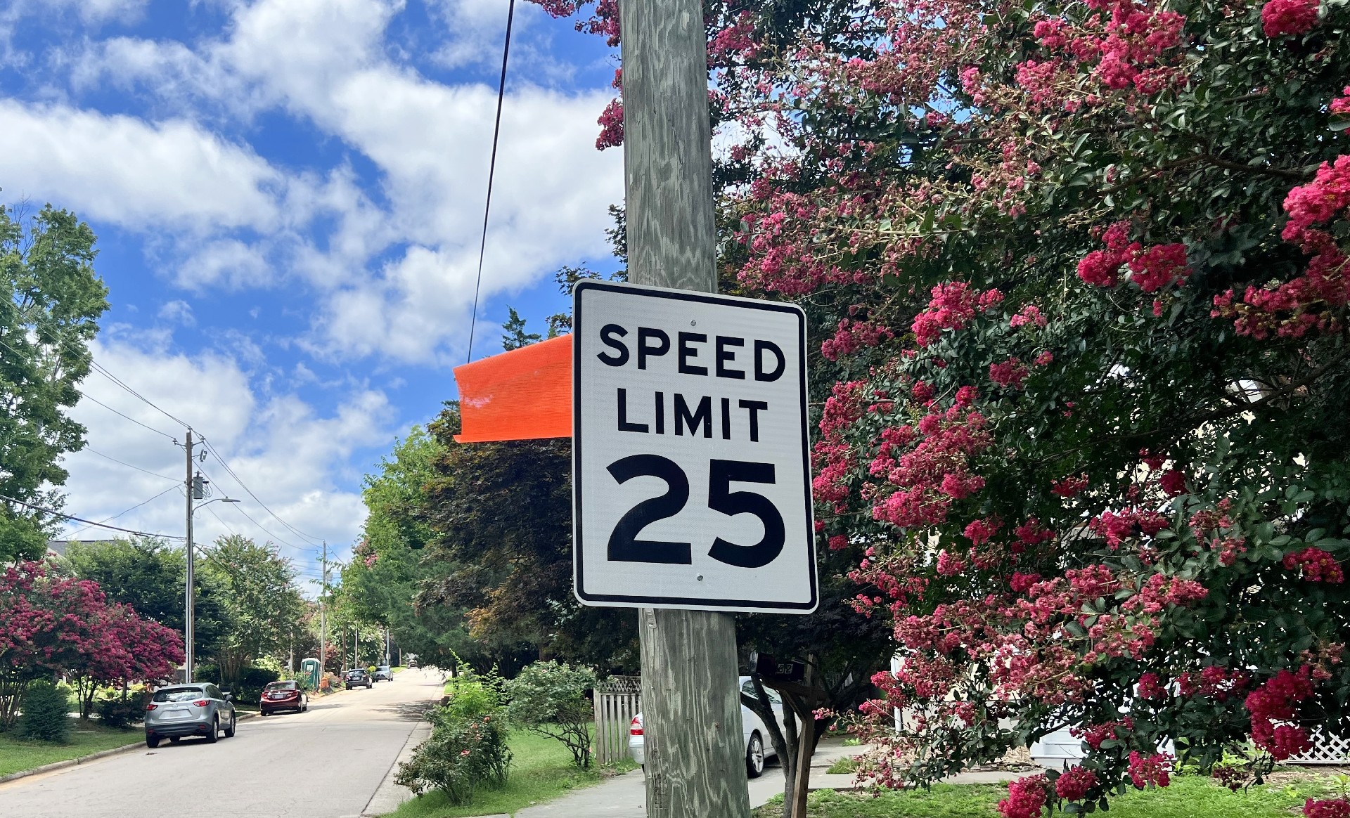 Speed limit sign