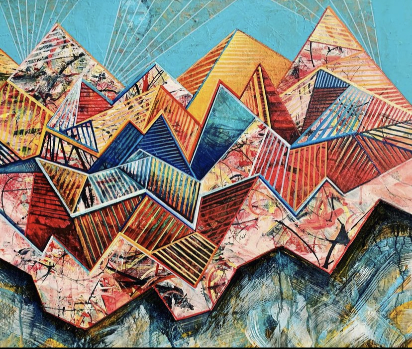 Geometrical artwork by Fabrizio Bianchi