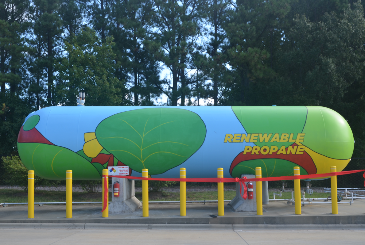 Renewable propane tank