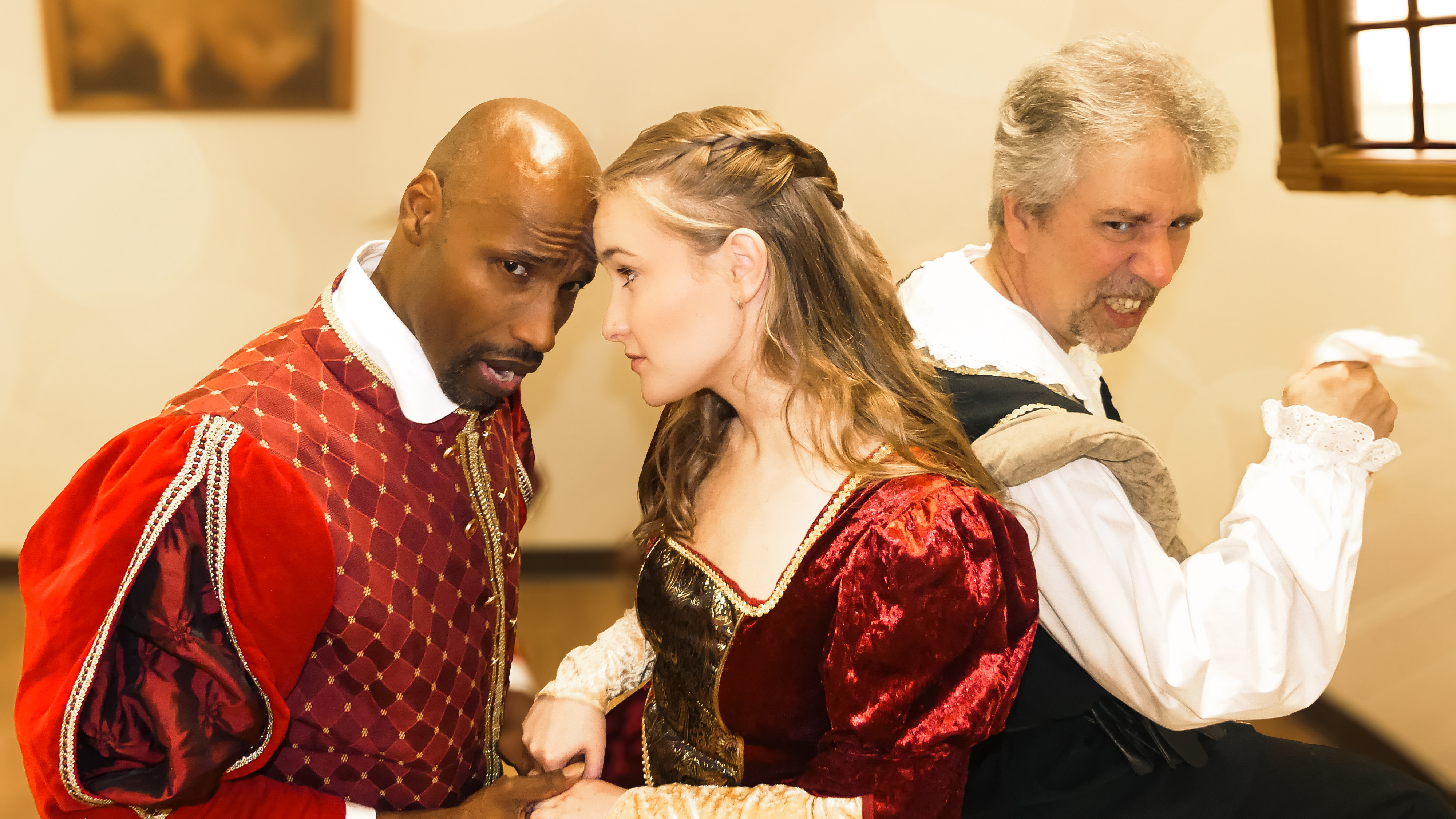 three actors for the Othello play