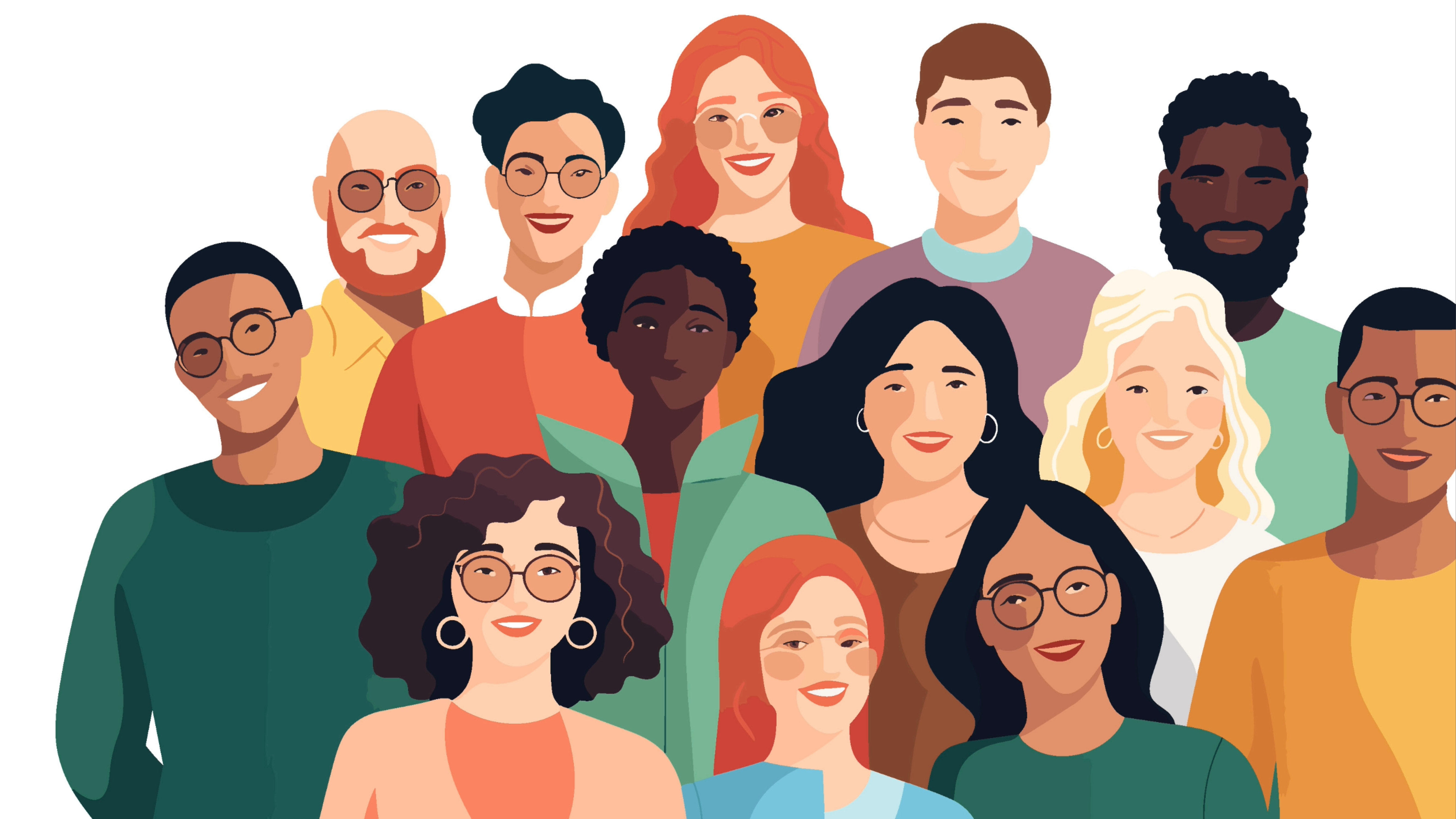 Illustration of diverse individuals