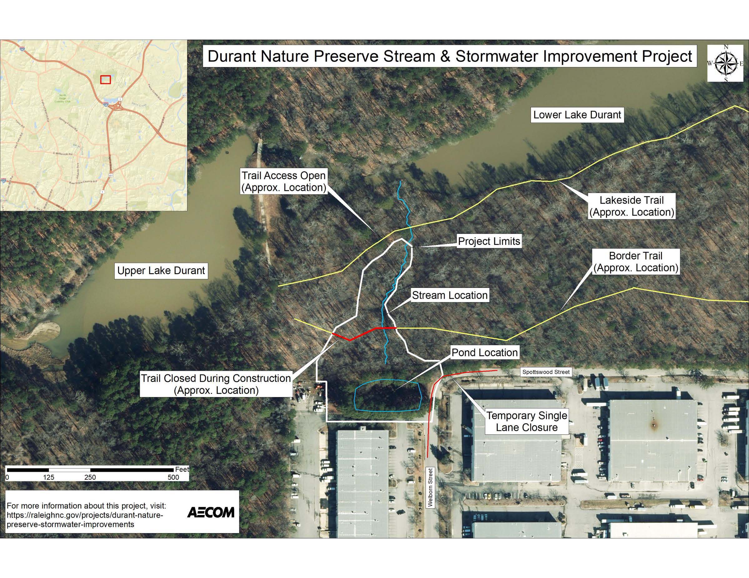 Durant Nature Preserve Project Map