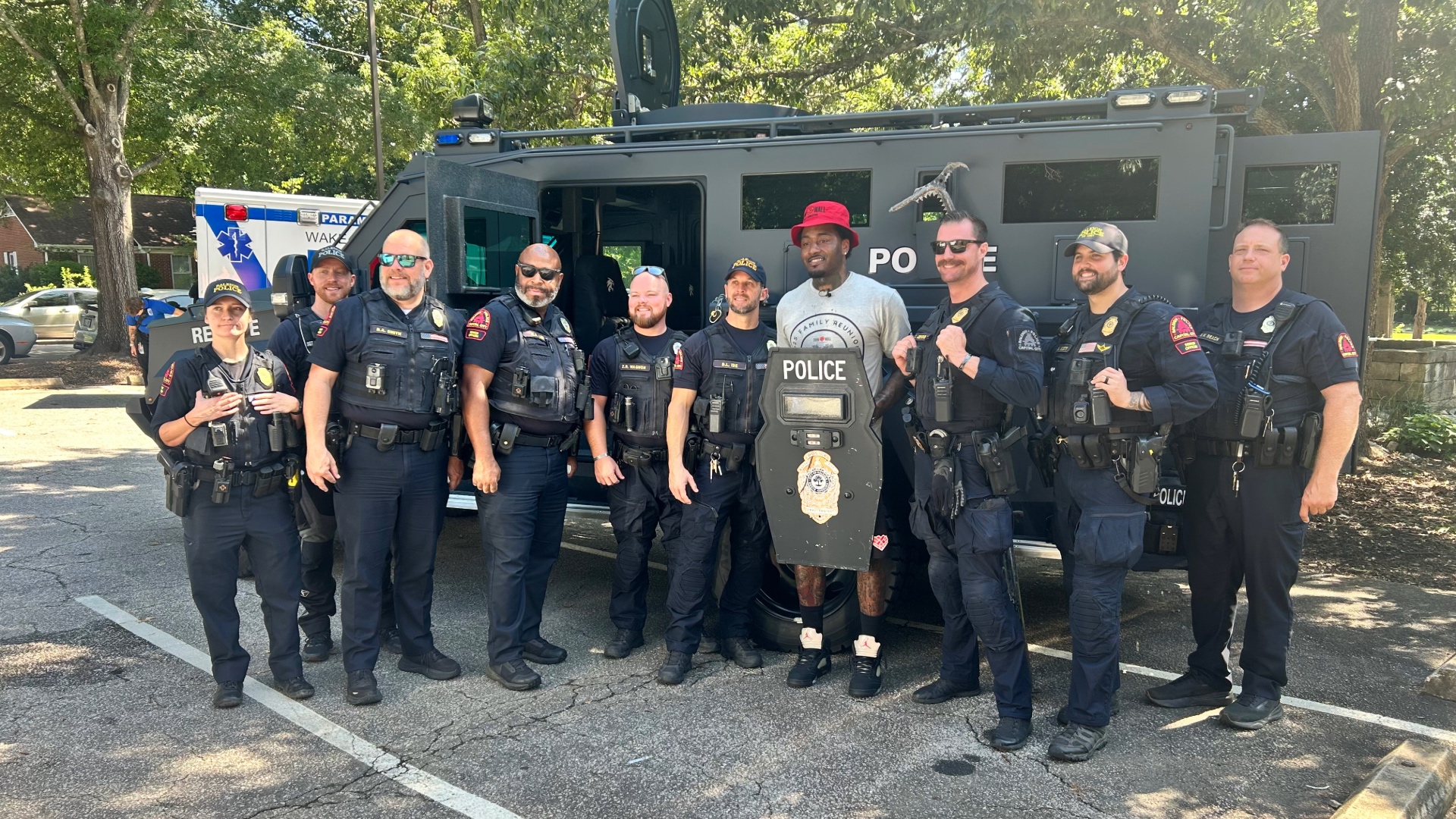 RPD officers and NBA player, John Wall
