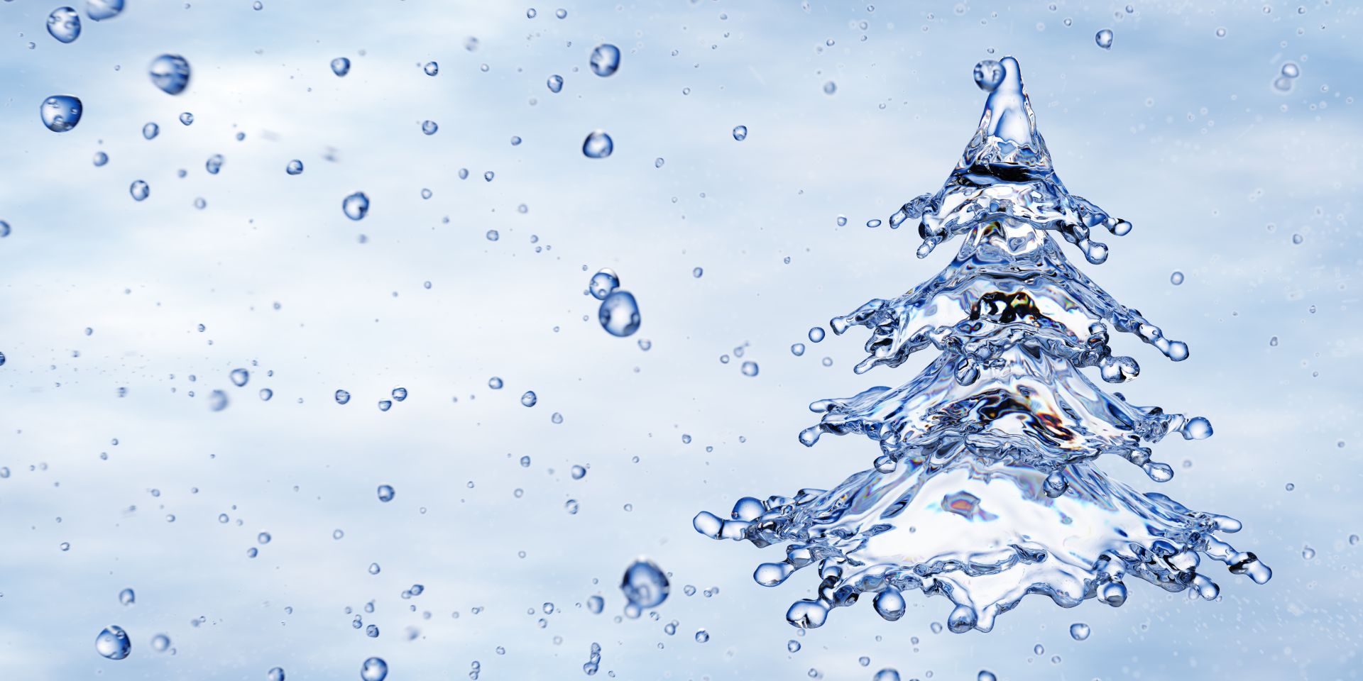 Water Holiday Christmas Tree