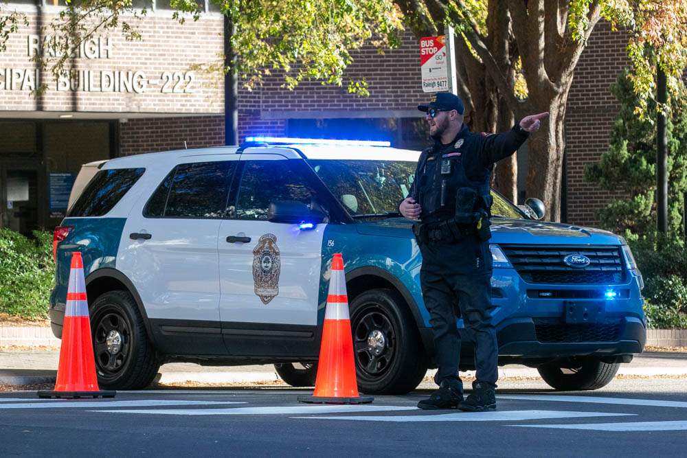 RPD (police) at the parade