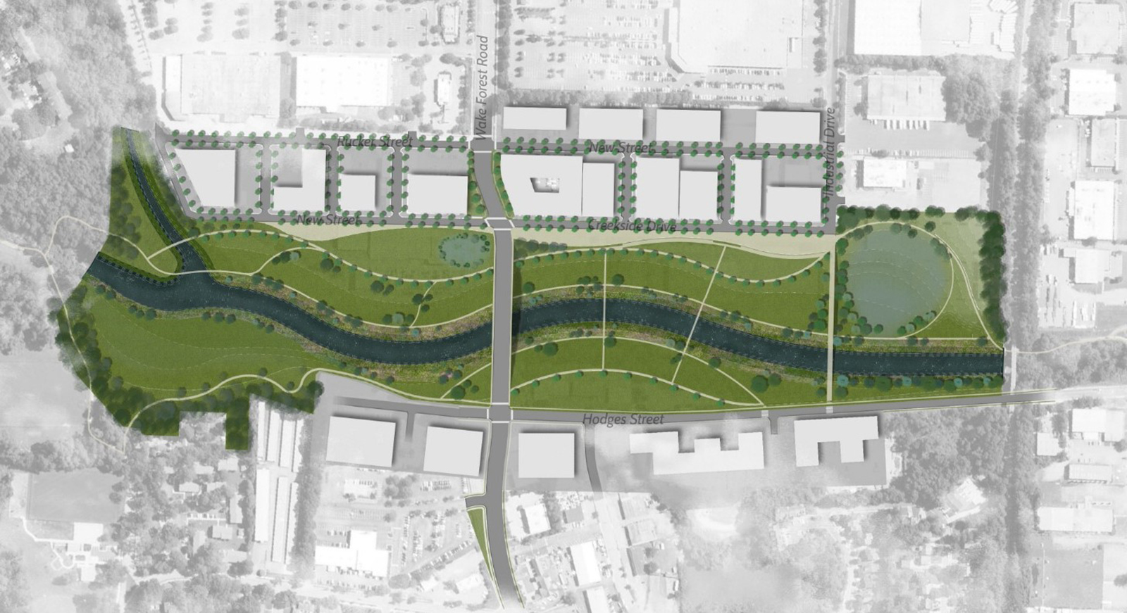 Design Impact Grant - Midtown Rendered Topdown View of Improements