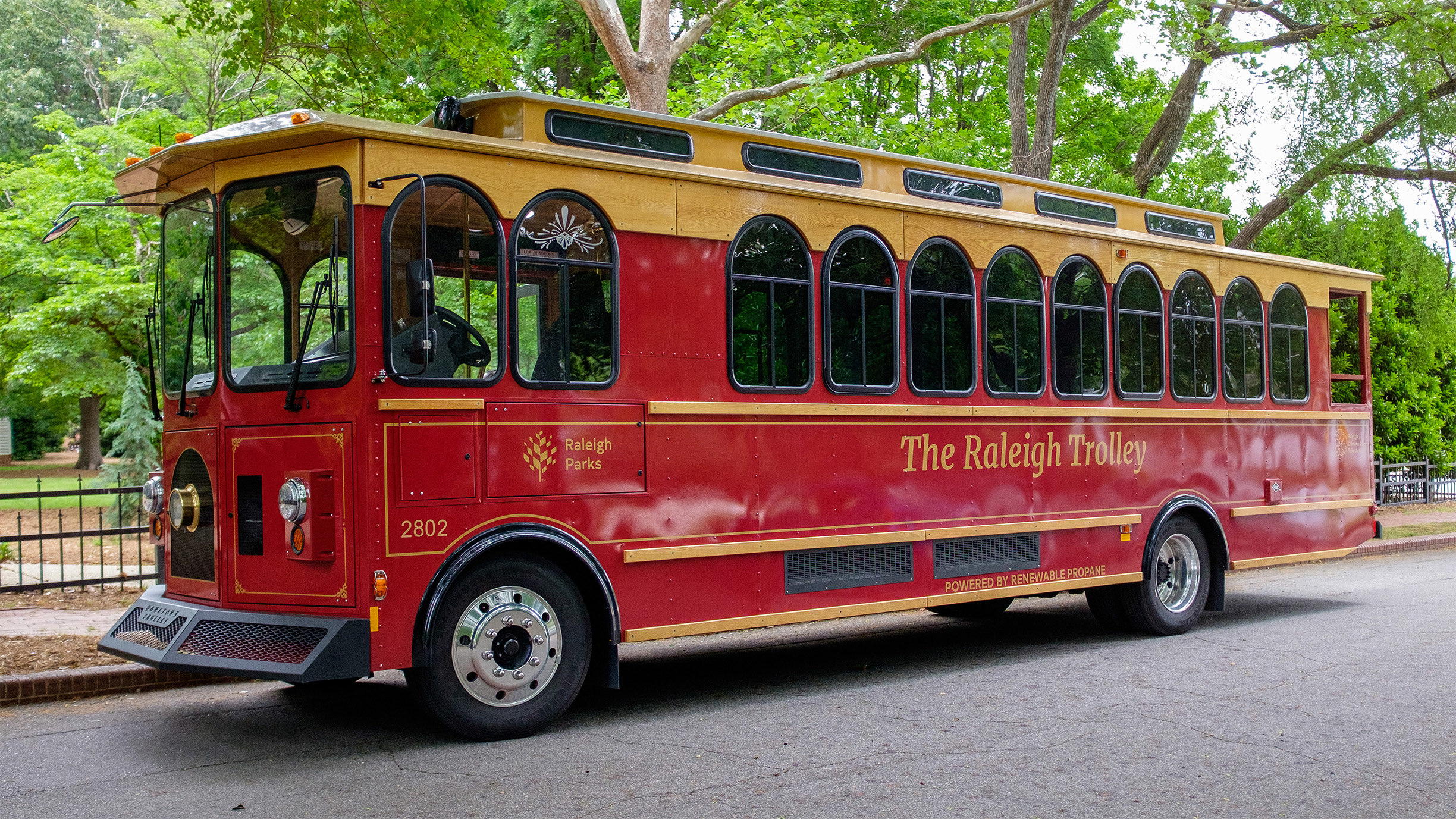 the red raleigh trolley