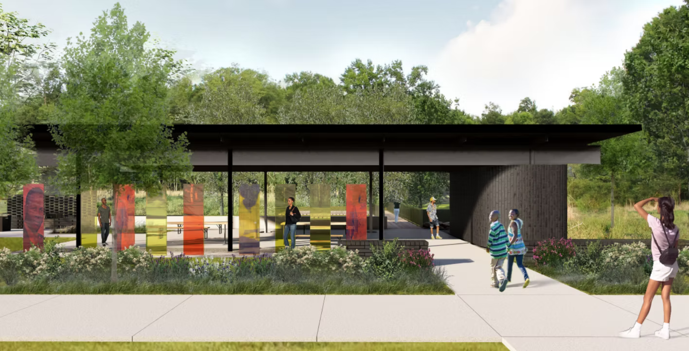 Rendering of the new gateway