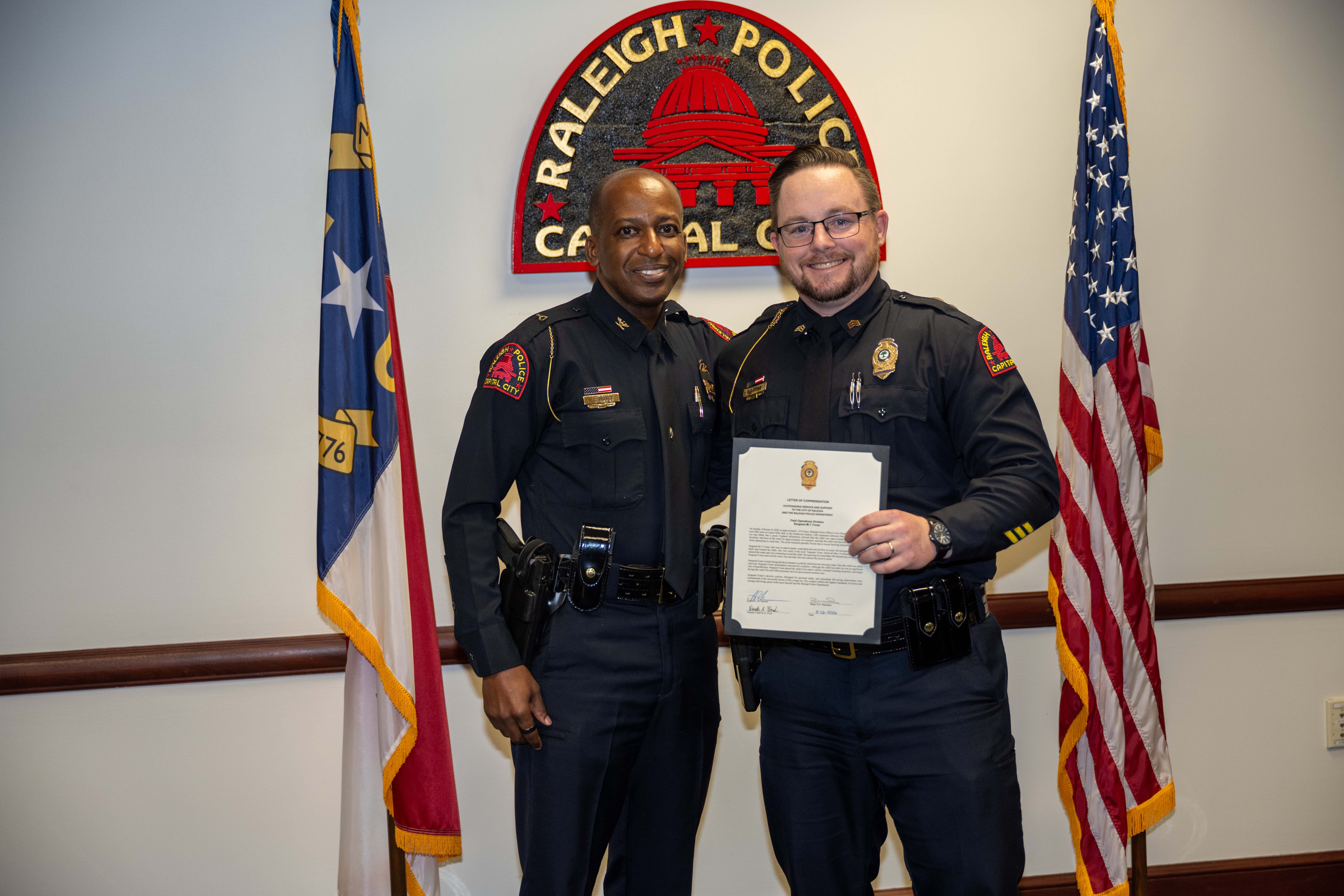 RPD sergeant receives award
