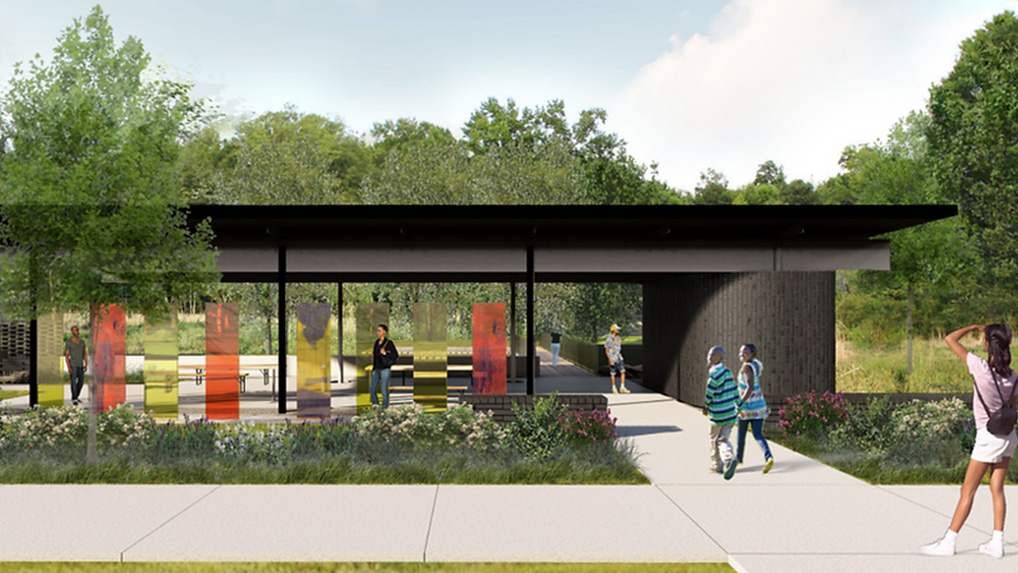 a rendering of the future Bailey Drive Gateway