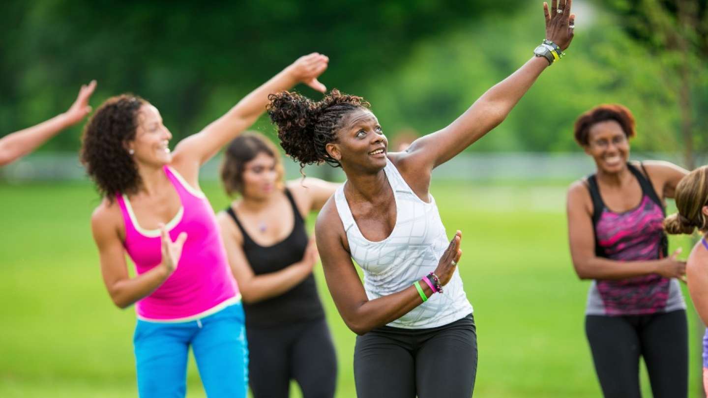 Outdoor Zumba at Brier Creek Park Raleighnc.gov