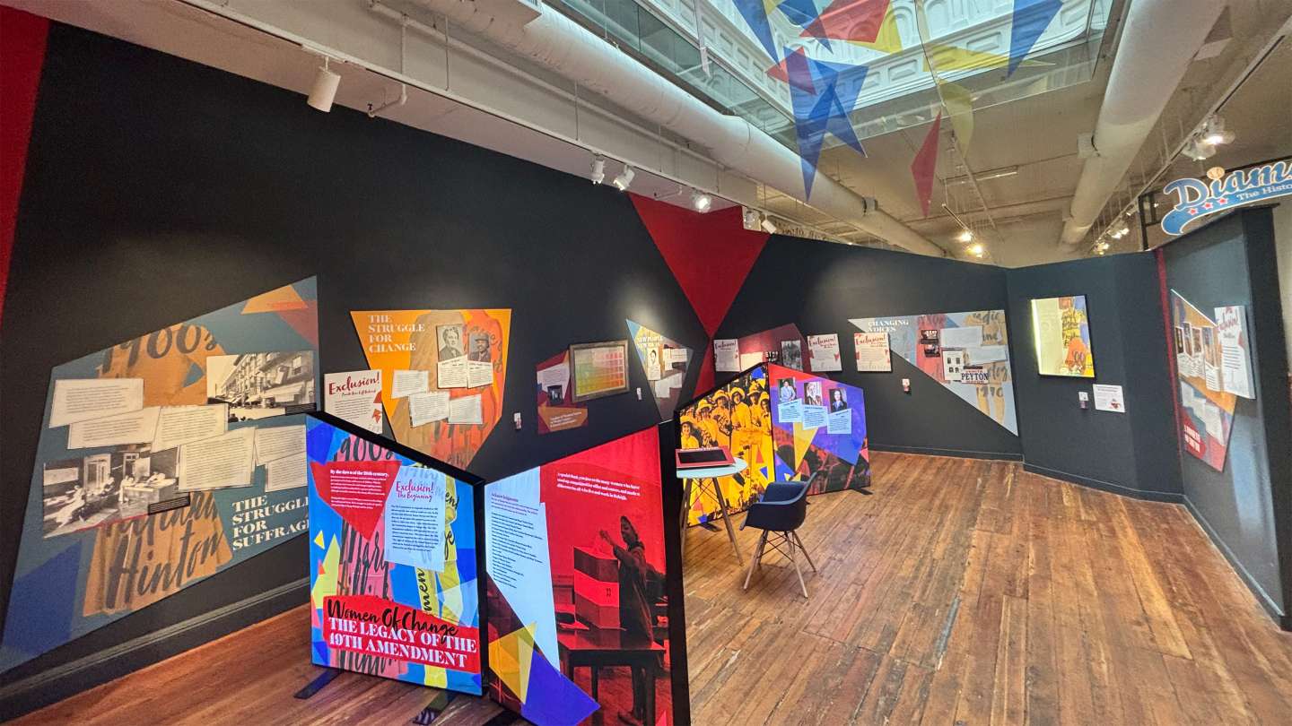 an exhibit at the city of Raleigh museum