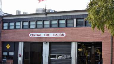 Exterior of Raleigh Central Fire Station