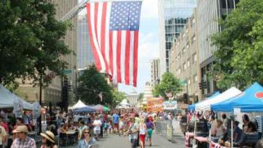 an event on Fayetteville Street