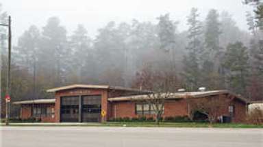 Exterior of Raleigh Fire Station 16