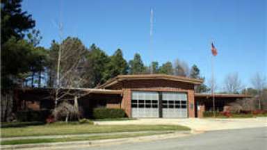 Exterior of Raleigh Fire Station 18