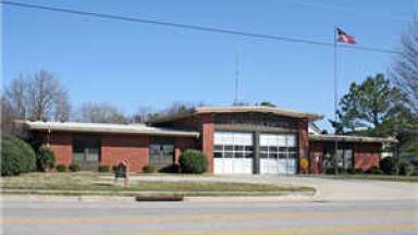 Exterior of Raleigh Fire Station 19