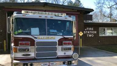 Exterior of Raleigh Fire Station 2