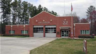 Exterior of Raleigh Fire Station 24