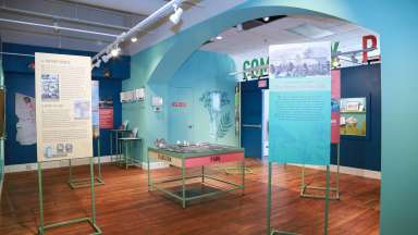 View of the Dix Hill exhibit in the City of Raleigh Museum