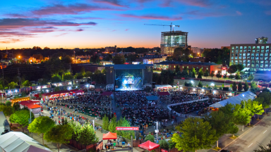 concert at Red Hat Ampitheater