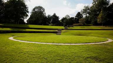 The amphitheater at Fletcher Park