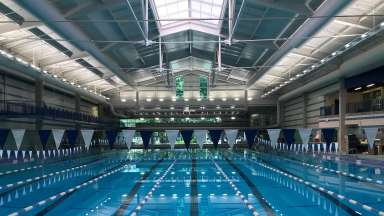 Indoor pool at Pullen Aquatics