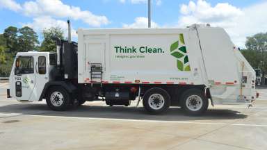Solid Waste Services truck