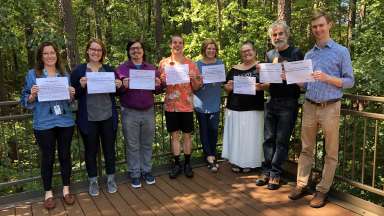Arts Learning Community for Universal Access group photo of 2019/2020 participants