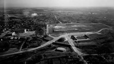 Aerial historic image of John Chavis Memorial Park