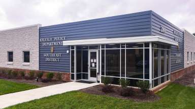 The Raleigh Police southeast district station