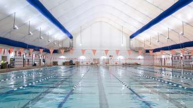 Image of Optimist Pool. Image shows the entire pool with water.