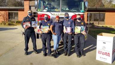Fire Department collects toys for tots
