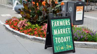 Farmers Market A-frame Sign