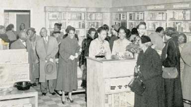Old photo image of Blacks in a store