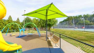 image of playground and tennis courts