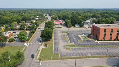 Aerial view of New Bern Ave.