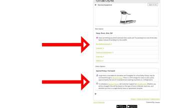 screenshot of raleigh reuse tool showing best options for disposal